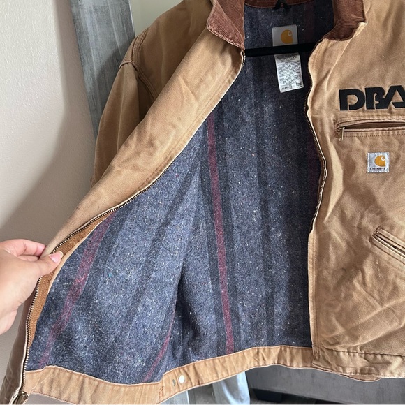 Vintage Carhartt Beige Jacket JO1 BRN - Picture 4 of 7